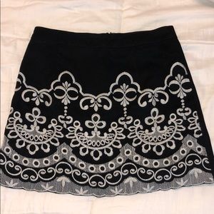 forever 21 detailed mini skirt